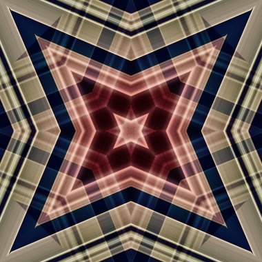 Yıldızsız bir desen. Çizgilerin ve soyutlamaların bir düzeni