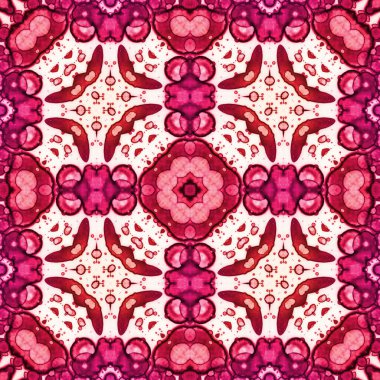 Kare, pürüzsüz desen. Küçük elementlerle soyut desen. Sanat deseni