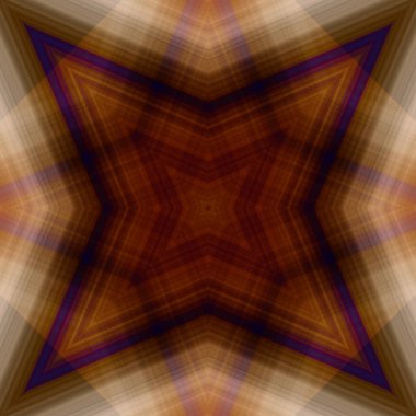 Yıldızsız bir desen. Çizgilerin ve soyutlamaların bir düzeni