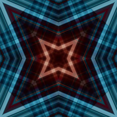 Yıldızsız bir desen. Çizgilerin ve soyutlamaların bir düzeni