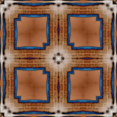 Kare, pürüzsüz desen. Küçük elementlerle soyut desen. Sanat deseni