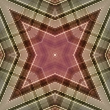 Yıldızsız bir desen. Çizgilerin ve soyutlamaların bir düzeni