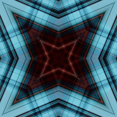 Yıldızsız bir desen. Çizgilerin ve soyutlamaların bir düzeni