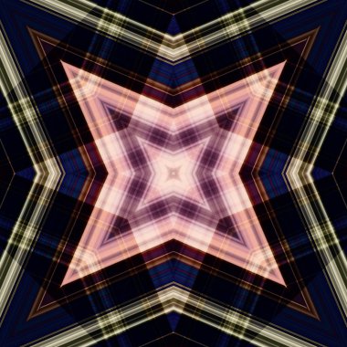 Yıldızsız bir desen. Çizgilerin ve soyutlamaların bir düzeni