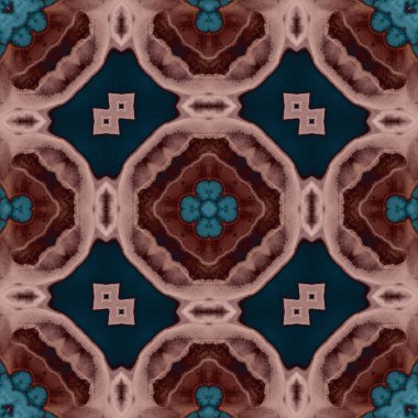 Kare, pürüzsüz desen. Küçük elementlerle soyut desen. Sanat deseni