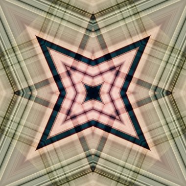 Yıldızsız bir desen. Çizgilerin ve soyutlamaların bir düzeni