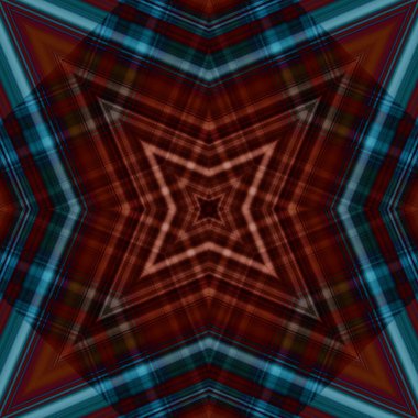 Yıldızsız bir desen. Çizgilerin ve soyutlamaların bir düzeni