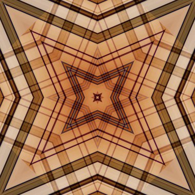 Yıldızsız bir desen. Çizgilerin ve soyutlamaların bir düzeni