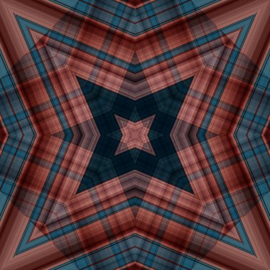 Yıldızsız bir desen. Çizgilerin ve soyutlamaların bir düzeni