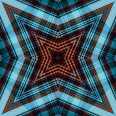 Yıldızsız bir desen. Çizgilerin ve soyutlamaların bir düzeni