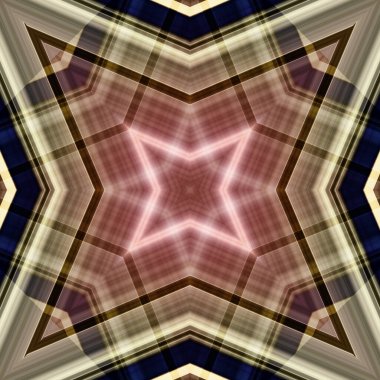 Yıldızsız bir desen. Çizgilerin ve soyutlamaların bir düzeni