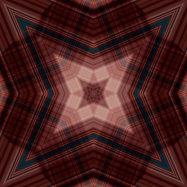 Yıldızsız bir desen. Çizgilerin ve soyutlamaların bir düzeni