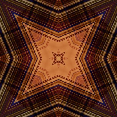 Yıldızsız bir desen. Çizgilerin ve soyutlamaların bir düzeni