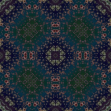 Kare, pürüzsüz desen. Küçük elementlerle soyut desen. Sanat deseni