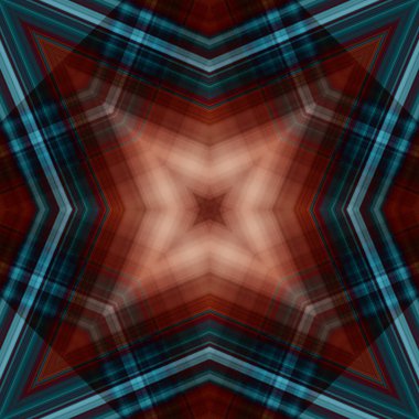 Yıldızsız bir desen. Çizgilerin ve soyutlamaların bir düzeni