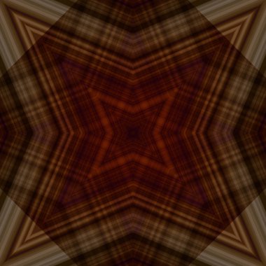 Yıldızsız bir desen. Çizgilerin ve soyutlamaların bir düzeni