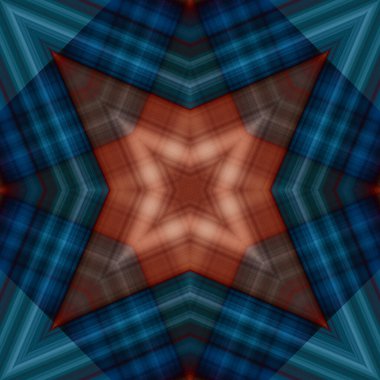 Yıldızsız bir desen. Çizgilerin ve soyutlamaların bir düzeni