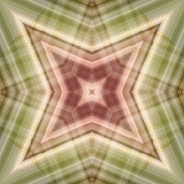 Yıldızsız bir desen. Çizgilerin ve soyutlamaların bir düzeni