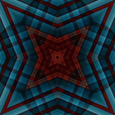 Yıldızsız bir desen. Çizgilerin ve soyutlamaların bir düzeni