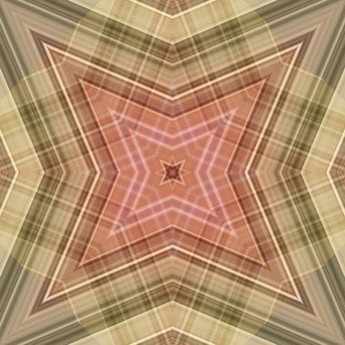 Yıldızsız bir desen. Çizgilerin ve soyutlamaların bir düzeni