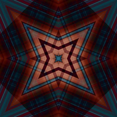 Yıldızsız bir desen. Çizgilerin ve soyutlamaların bir düzeni