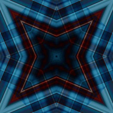 Yıldızsız bir desen. Çizgilerin ve soyutlamaların bir düzeni