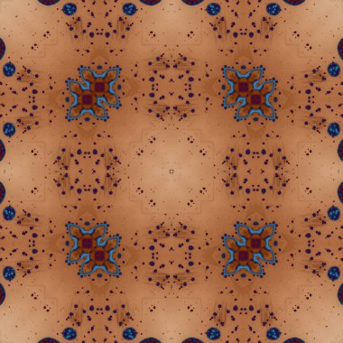 Kare, pürüzsüz desen. Küçük elementlerle soyut desen. Sanat deseni