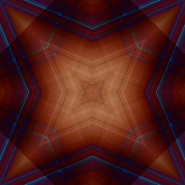 Yıldızsız bir desen. Çizgilerin ve soyutlamaların bir düzeni