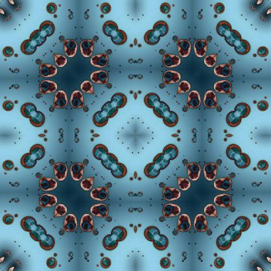 Kare, pürüzsüz desen. Küçük elementlerle soyut desen. Sanat deseni