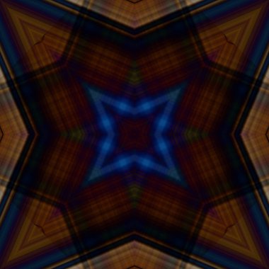 Yıldızsız bir desen. Çizgilerin ve soyutlamaların bir düzeni