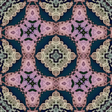 Kare, pürüzsüz desen. Küçük elementlerle soyut desen. Sanat deseni