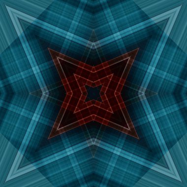 Yıldızsız bir desen. Çizgilerin ve soyutlamaların bir düzeni