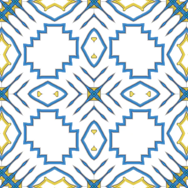 Seamless Square Pattern Ukrainian Embroidery — Stock Photo, Image