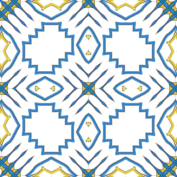 ウクライナの刺繍のシームレスな正方形のパターン — ストック写真