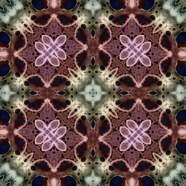 Vierkant Naadloos Patroon Abstract Patroon Met Kleine Elementen Kunstpatroon — Stockfoto