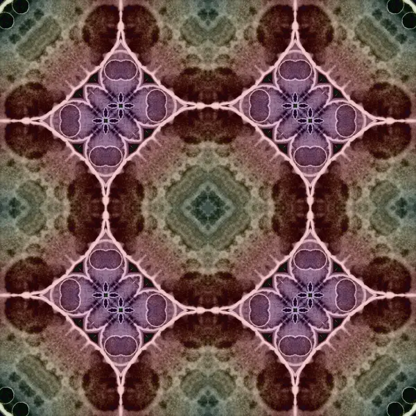 Quadratische Nahtlose Muster Abstraktes Muster Mit Kleinen Elementen Kunstmuster — Stockfoto
