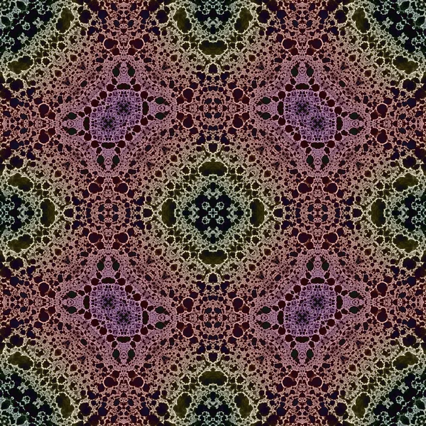 正方形のシームレスなパターン 小さな要素を持つ抽象パターン アートパターン — ストック写真