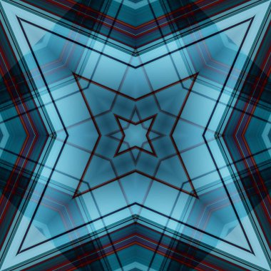 Yıldızsız bir desen. Çizgilerin ve soyutlamaların bir düzeni