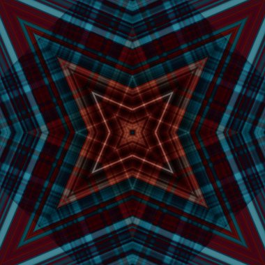 Yıldızsız bir desen. Çizgilerin ve soyutlamaların bir düzeni