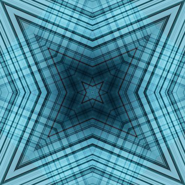 Yıldızsız bir desen. Çizgilerin ve soyutlamaların bir düzeni