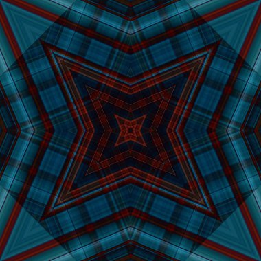 Yıldızsız bir desen. Çizgilerin ve soyutlamaların bir düzeni