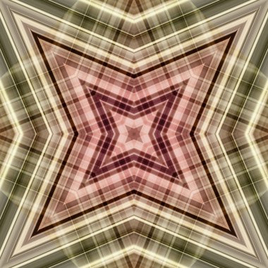 Yıldızsız bir desen. Çizgilerin ve soyutlamaların bir düzeni