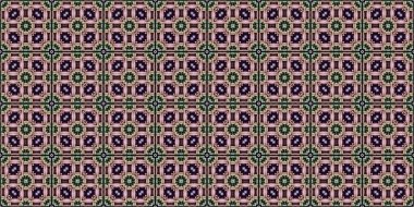 Geniş, soyut, kusursuz desen. Örülmüş sanat deseni. Soyut arkaplan ve doku