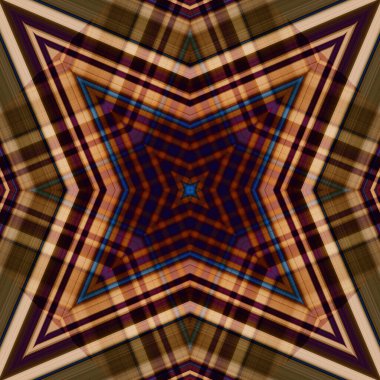 Yıldızsız bir desen. Çizgilerin ve soyutlamaların bir düzeni