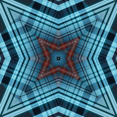 Yıldızsız bir desen. Çizgilerin ve soyutlamaların bir düzeni