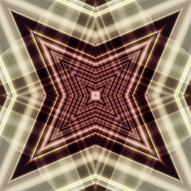 Yıldızsız bir desen. Çizgilerin ve soyutlamaların bir düzeni