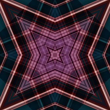 Yıldızsız bir desen. Çizgilerin ve soyutlamaların bir düzeni