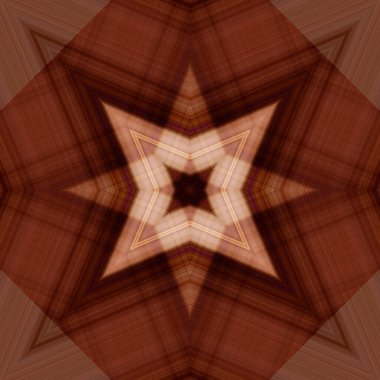 Yıldızsız bir desen. Çizgilerin ve soyutlamaların bir düzeni