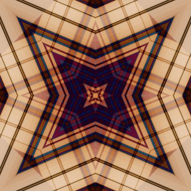 Yıldızsız bir desen. Çizgilerin ve soyutlamaların bir düzeni