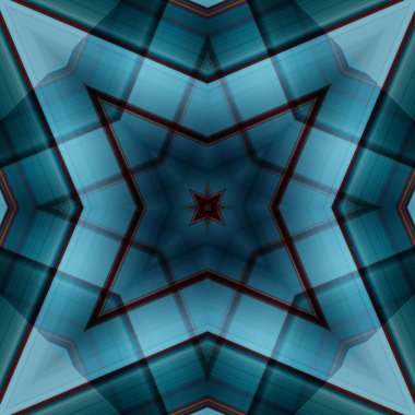 Yıldızsız bir desen. Çizgilerin ve soyutlamaların bir düzeni